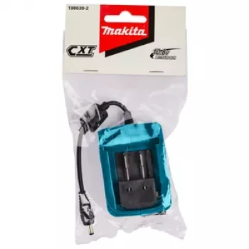 Adaptor acumulator Makita CXT 12V max Li-Ion cu ieșire DC jack (5,5 x 2,1 mm), 2,2A