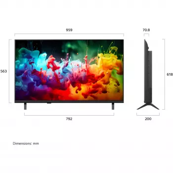 Televizor LG 43QNED7EB3C 43 inch QNED 4K UHD Smart TV cu webOS 24 și procesor AI