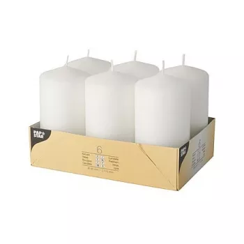 Lumânare cilindrică PAPSTAR 11,5 cm albă