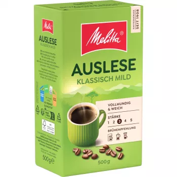 Cafea măcinată Melitta Auslese Klassisch-Mild, 500 g