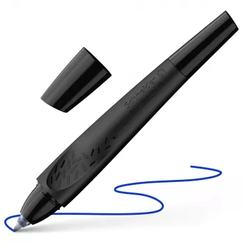 Pix roller Schneider Breeze, corp negru, cerneală albastră, 0,6 mm