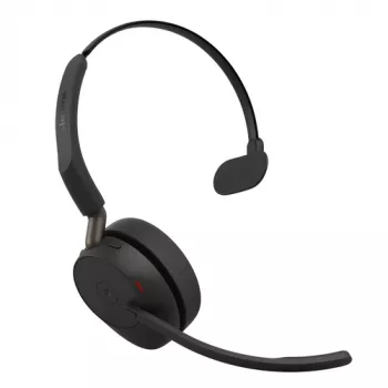 Jabra Evolve3 65 MS Mono Link 390a Bluetooth On-Ear Headset, Black