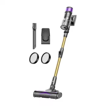 Aspirator vertical fără fir ULTENIC U20, putere de aspirare 30 kPa, autonomie 50 min, afișaj LED, filtrare HEPA, perie anti-încâlcire, transformabil în aspirator de mână