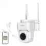 Cameră IP Wi-Fi de exterior MOES WCM-B66 3MP cu detectare umană AI, vedere nocturnă color, pan/tilt, audio bidirecțional, rezistentă la intemperii IP66