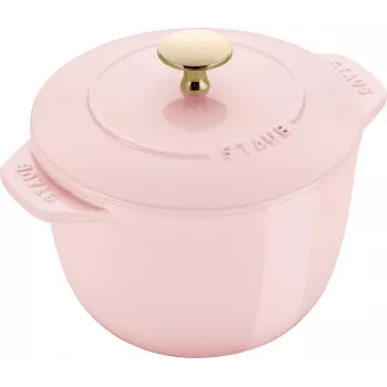 Vas de gătit din fontă rotund STAUB La Cocotte 1,75 L, roz