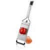GEFU PRIMELINE Feliator de legume, mandolină manuală, lamă japoneză din oțel în V, 3 setări de grosime, 2 inserții julienne, argintiu/negru