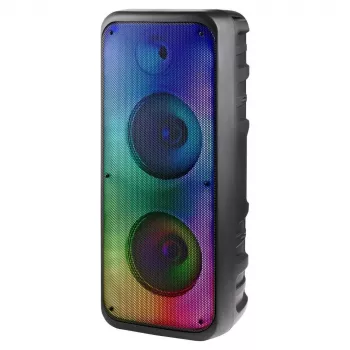 Boxă Bluetooth portabilă Defender BOOMER 35 30W cu MP3/FM/SD/USB/AUX/TWS/LCD/RGB/MIC karaoke - neagră