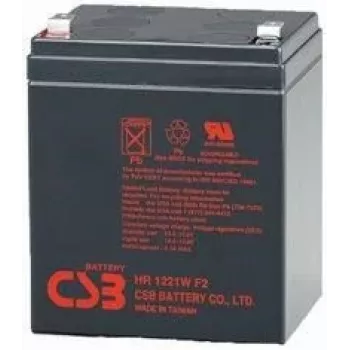 Acumulator reîncărcabil AGM VRLA CSB Battery HR1221WF2 12V 5,3Ah cu terminale F2