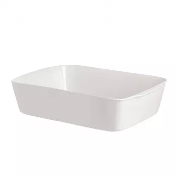 Formă de lasagna LA PORCELLANA BIANCA Anghiari - alb, 35 x 25 cm