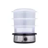 Cuptor electric cu abur Alpina 800W argintiu, 3 niveluri, 9,5L, fără BPA
