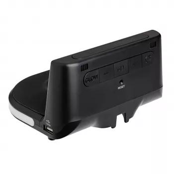 Ceas deșteptător digital TFA Dostmann 60.2028.01 cu stație de încărcare wireless CHARGE