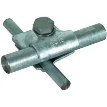 Clemă DEHN MV 392050 St/tZn, conector universal în cruce și paralel