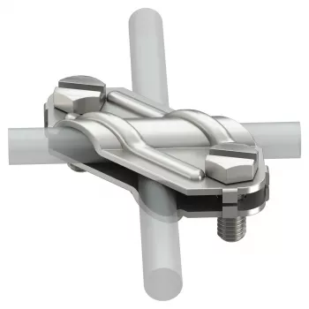 OBO BETTERMANN Conector în cruce 250 V4A 8-10mm oțel inoxidabil protecție împotriva trăsnetului 5312925