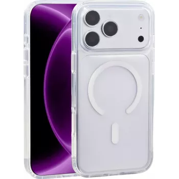 Carcasă spate Renkforce pentru iPhone 18 Pro Max, transparentă, compatibilă MagSafe RF-7576224