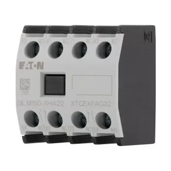 Bloc de contacte auxiliare Eaton DILM150-XHIA22, 2NO+2NC, montaj frontal, borne cu șurub 283464