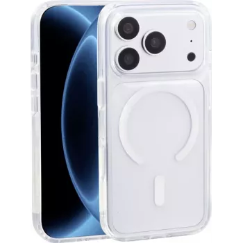 Husă spate Renkforce pentru iPhone 18 Pro, transparentă, compatibilă MagSafe, încărcare inductivă RF-7576222