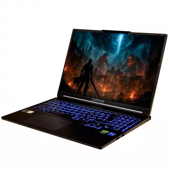 Notebook gaming Captiva Entry Gaming I10-0955GE 16 inch - Intel Core i7-14650HX, GeForce RTX 5060 8 GB, 64 GB RAM, 4 TB SSD, Windows 11 Home