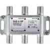 Derivator de satelit AXING BAB 4-16P cu 4 căi, atenuare de derivare 16 dB, 5-2400 MHz, conectori F