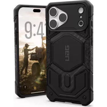 Husă UAG Urban Armor Gear Monarch Pro MagSafe pentru Apple iPhone 18 Pro Max/17 Pro Max, Carbon Fiber 114568114242