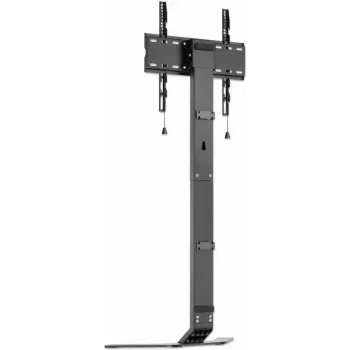 Suport de masă ultra-slim pentru TV MANHATTAN pentru ecrane de 32 inch-70 inch, până la 40 kg, înclinare de la -10° la 3°, reglabil pe înălțime, se potrivește în spatele dulapului TV, negru/alb (462044)