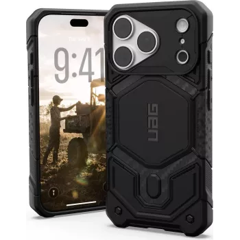 Husă UAG Urban Armor Gear Monarch Pro MagSafe pentru Apple iPhone 18 Pro/17 Pro - Carbon Fiber 114569114242