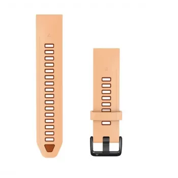 Curea de ceas din silicon Garmin QuickFit 20 mm - roz/portocaliu de toamnă 010-14506-03