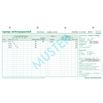 Formulare BOI pentru protocol de depozitare și mișcare, 50 de file, A4, alb (9206-00235N)
