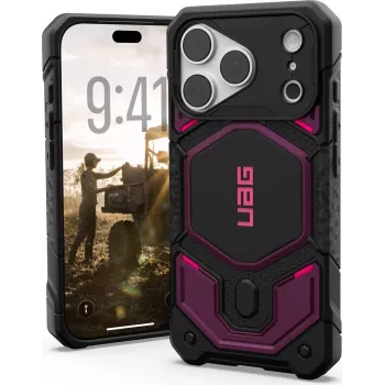 Husă MagSafe UAG Urban Armor Gear Monarch Pro Limited SYNTH Edition pentru Apple iPhone 18 Pro/17 Pro Deep Purple 114569114I4I