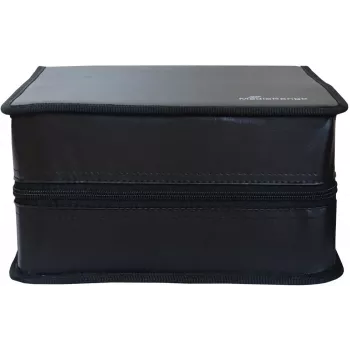 Huse de păstrare CD/DVD cu clapetă MediaRange, pachet de 500, negre