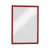 Ramă de prezentare magnetică DURABLE DURAFRAME MAGNETIC A3 roșu, pachet de 5