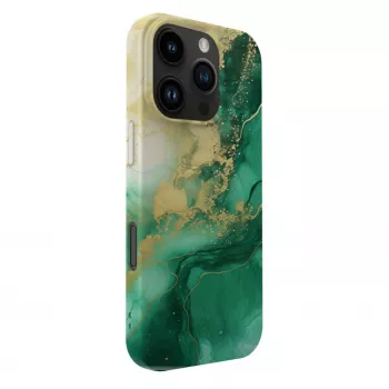 Husă subțire cu MagSafe Evelatus pentru Apple iPhone 16 Pro Custom Print Design verde