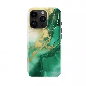 Husă subțire cu MagSafe Evelatus pentru Apple iPhone 16 Pro Custom Print Design verde