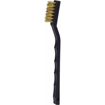 Perie de curățat bujii din sârmă de alamă KS TOOLS, cu 2 rânduri, 170mm (201.2316)