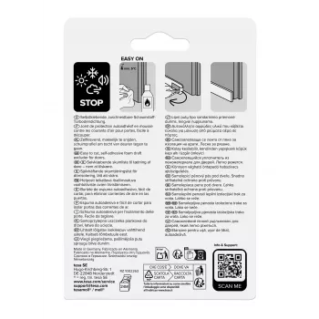 Bandă de etanșare Tesa moll INSULATION maro 6 m x 9 mm x 4 mm (05422-00101-03)