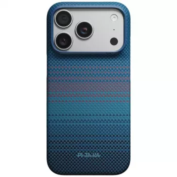Husă PITAKA Edge Case Nights Midnight 01 Moonrise pentru iPhone 18 Pro / 17 Pro