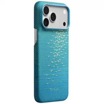 PITAKA Edge Case MagSafe for iPhone 18 Pro Max / 17 Pro Max - Lucid Blue