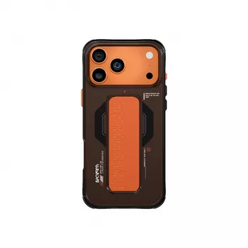 Husă Skinarma Haxa pentru iPhone 17 Pro Max cu încărcare magnetică + suport de prindere grafit