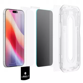 Folie de protecție pentru ecran din sticlă călită Spigen Glas.tR EZ Fit Pro HD Privacy pentru Apple iPhone 18 Pro Max