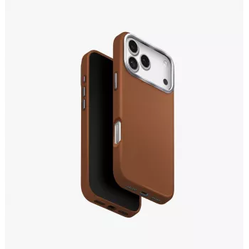 Husă cu încărcare UNIQ Lyden MagClick pentru iPhone 17 Pro Max - caramel