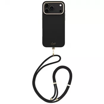 Husă cu încărcare magnetică UNIQ Coehl Mirelle pentru iPhone 17 Pro Max, ebony