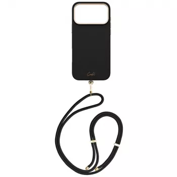 Husă cu încărcare magnetică UNIQ Coehl Mirelle pentru iPhone 17 Pro Max, ebony