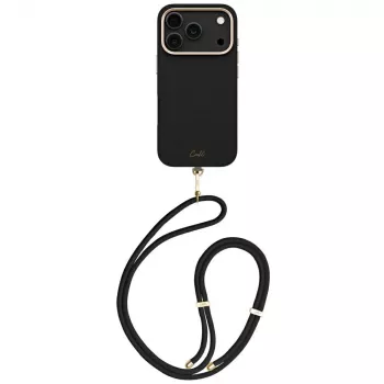Husă cu încărcare magnetică UNIQ Coehl Mirelle pentru iPhone 17 Pro, ebony