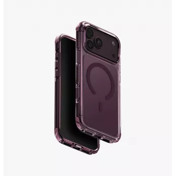 Husă de încărcare UNIQ Combat MagClick pentru iPhone 18 Pro Max / 17 Pro Max - burgund