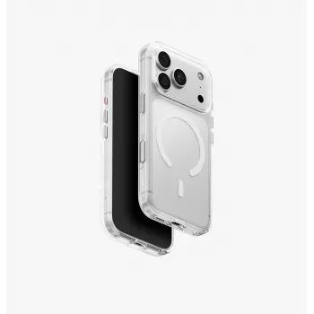 Husă transparentă de încărcare UNIQ Clario Magclick pentru iPhone 18 Pro / 17 Pro