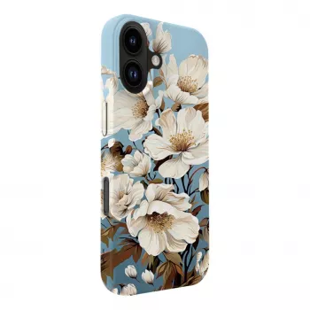 Carcasă subțire Evelatus pentru Apple iPhone 16 cu MagSafe - imprimare personalizată Flower Blue