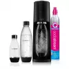 Aparat de apă minerală SodaStream Terra Megapack negru cu 3 sticle și butelie CO2 Quick Connect