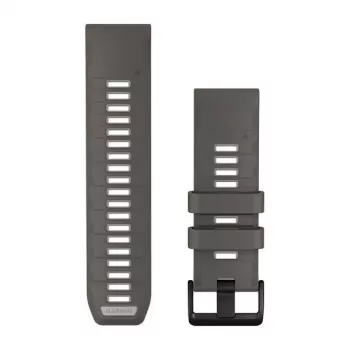 Curele de ceas Garmin QuickFit 26, silicon Pebble Grey/Silver Grey [010-14510-00]