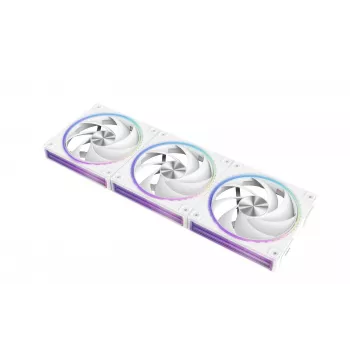 Ventilator Zalman ZM-DF120R A3 White 120 mm Reverse Daisy Chain ARGB, set de 3