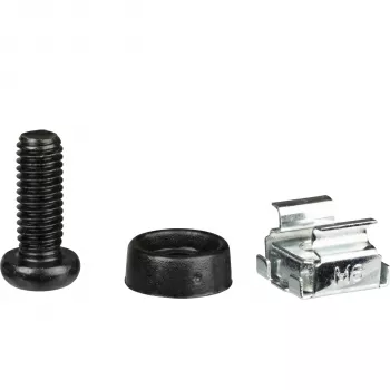 Set șuruburi cu piuliță cu colivie EFB ELEKTRONIK 20 x M6, complet, negru