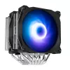 Cooler CPU cu două turnuri Zalman CNPS12X BP ARGB, 2 ventilatoare PWM de 120mm, negru